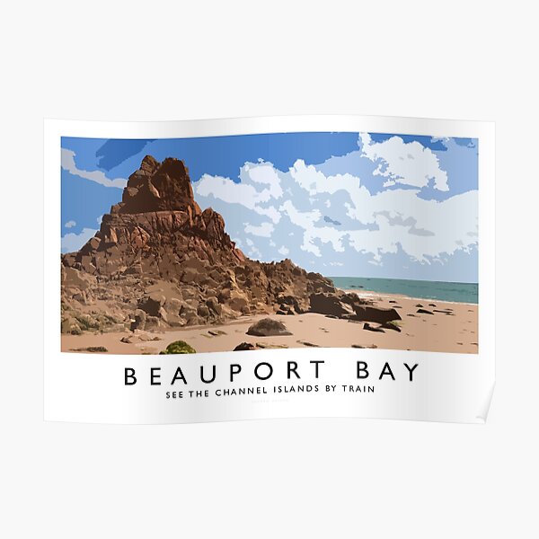 Beauport Bay (Railway Poster) Poster