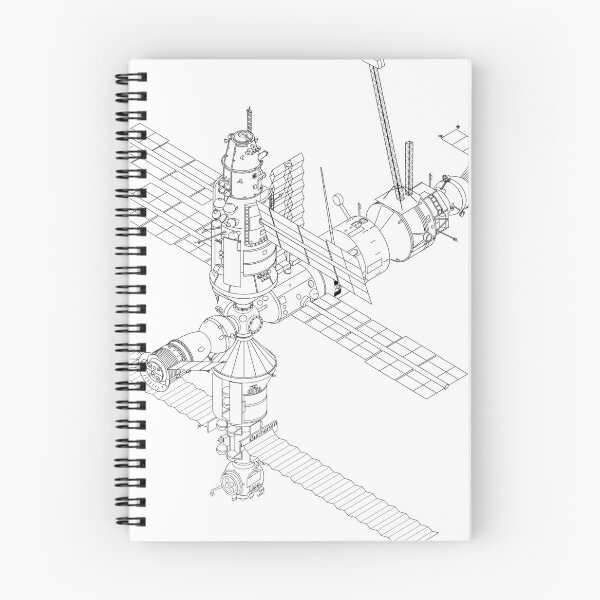 Item preview, International Space Station (black line) designed and sold by ThreeTrees.