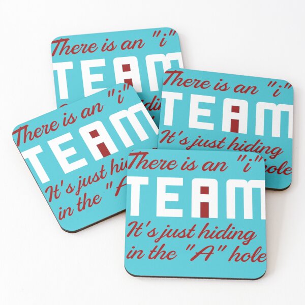 Item preview, No I in TEAM designed and sold by halibutgoatramb.