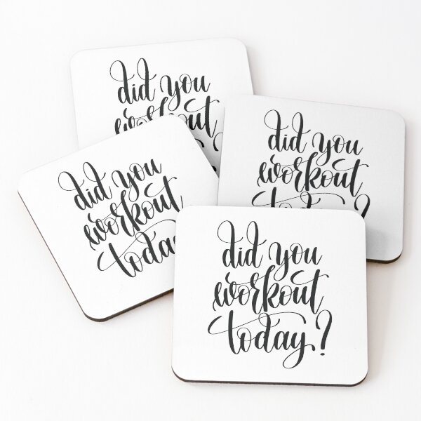 Item preview, Did You Workout Today? Inspirational Workout Quote designed and sold by ProjectX23.