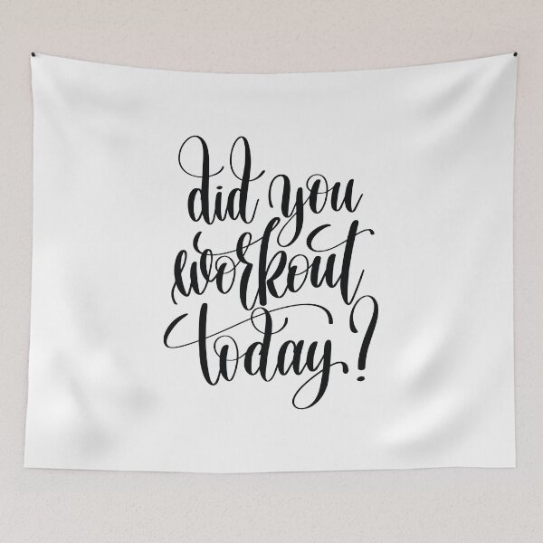 Item preview, Did You Workout Today? Inspirational Workout Quote designed and sold by ProjectX23.