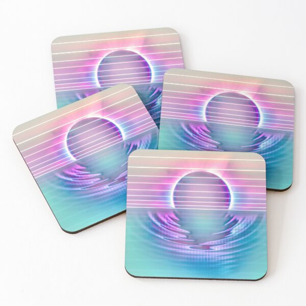Item preview, Outrun Vaporwave Sun Bubble designed and sold by sublimepw.