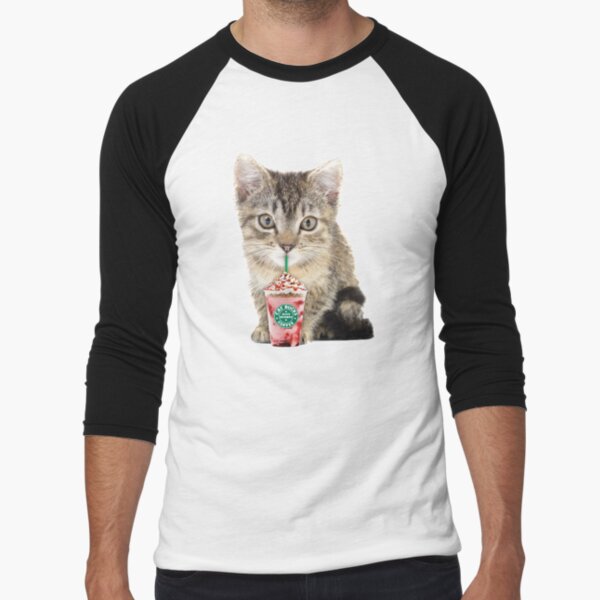Sweet cat by Alice Monber Baseball ¾ Sleeve T-Shirt