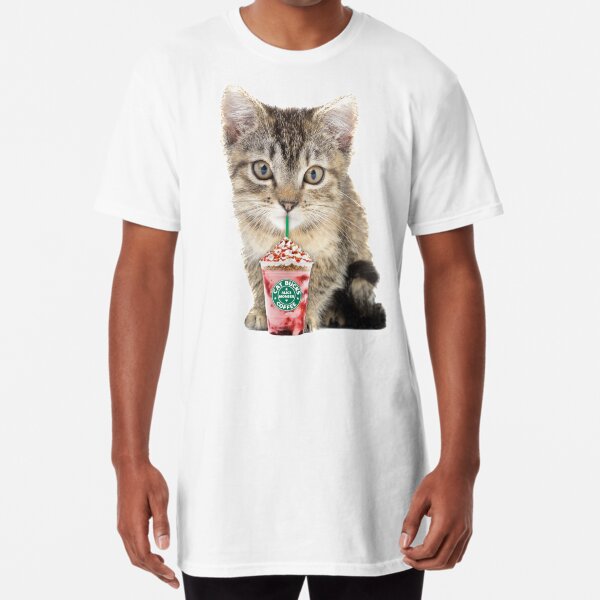 Sweet cat by Alice Monber Long T-Shirt