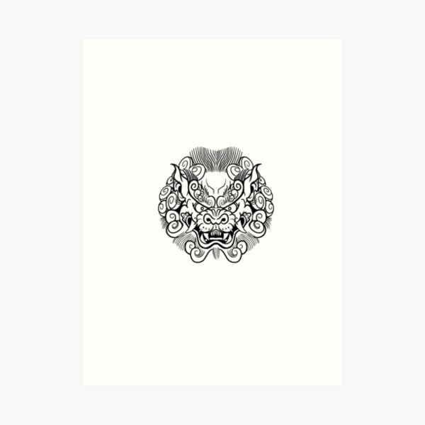 Foo dog Art Print