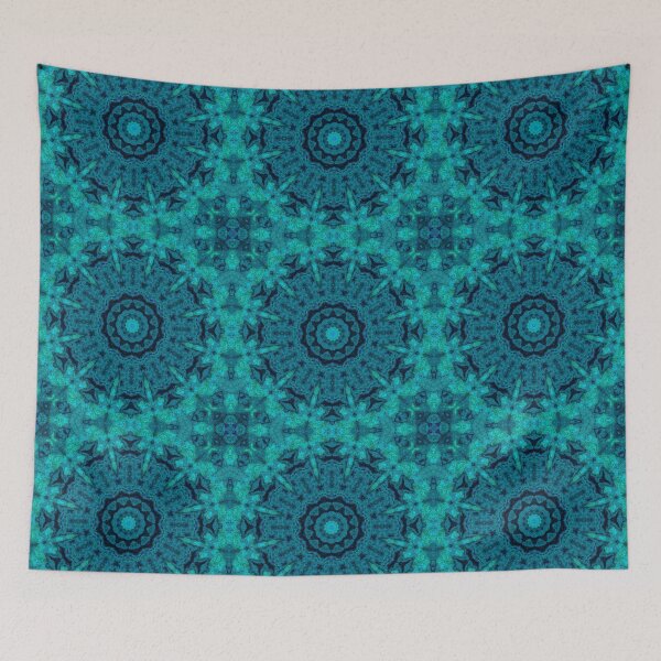 Item preview, Turquoise Mandala, Ancient Foam, Abstract Pattern 7, by Bennydoscope designed and sold by Bennydoscope.