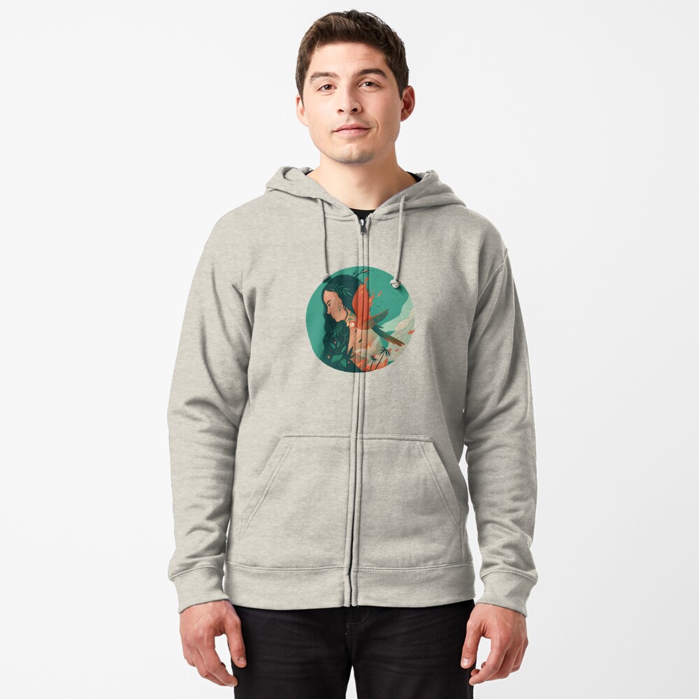 Item preview, Zipped Hoodie designed and sold by anniko-story.