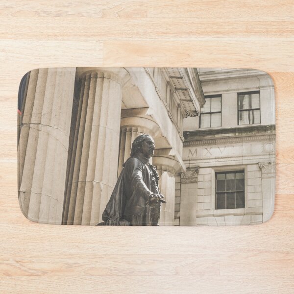 Item preview, Federal Hall, New York City photo, George Washington statue, NY, NYC photography, hasselblad fine art designed and sold by Spallutos.