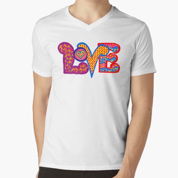 I Love Heart Anne V-Neck T-Shirt