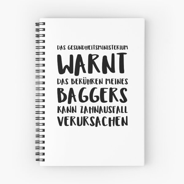 Item preview, Das Gesundheitsministerium Warnt Das Berühren Meines Baggers Kann Zahnausfall Verursachen designed and sold by The5thDesign.