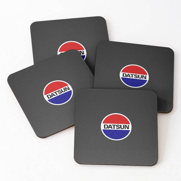 Item preview, Datsun Carbon Fiber Logo Sticker - Classic JDM Emblem designed and sold by Road To Track.