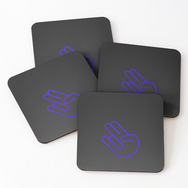 Item preview, JDM Shaka Hand Neon Carbon Poster – Hang Loose Racing Art designed and sold by Road To Track.