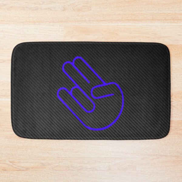 Item preview, JDM Shaka Hand Neon Carbon Poster – Hang Loose Racing Art designed and sold by Road To Track.