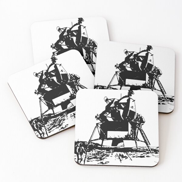 Item preview, The Eagle has Landed (black) designed and sold by ThreeTrees.