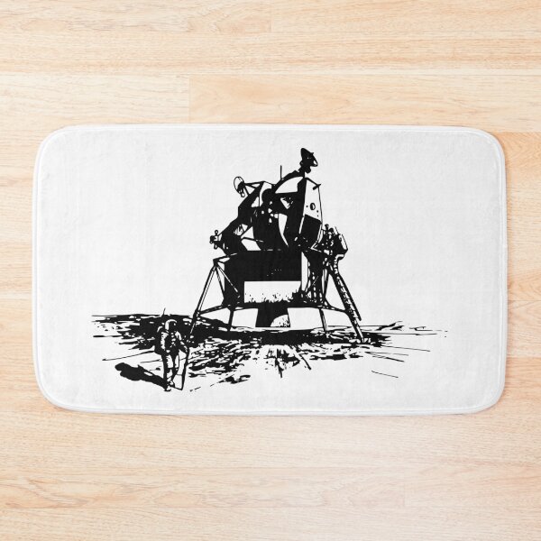 Item preview, The Eagle has Landed (black) designed and sold by ThreeTrees.