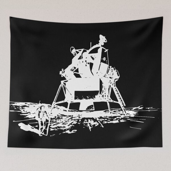 Item preview, The Eagle has Landed (white) designed and sold by ThreeTrees.