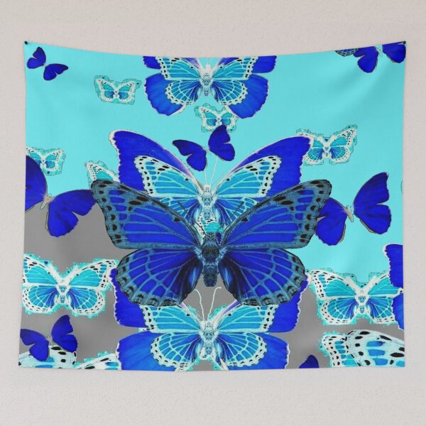 Item preview, AQUA-BLUE MONARCH STYLE DECORATIVE PATTERNS designed and sold by sharlesart.