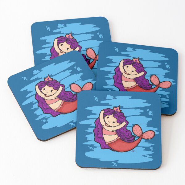 Item preview, Cute Mermaid Illustration designed and sold by ZaryaKiqo.