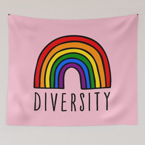 Item preview, diversity rainbow designed and sold by beakraus.