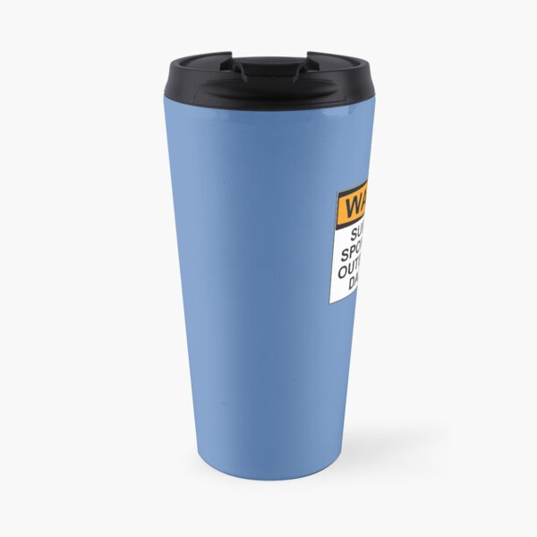 WARNING: SUBJECT TO SPONTANEOUS OUTBURSTS OF DAD JOKES Travel Mug