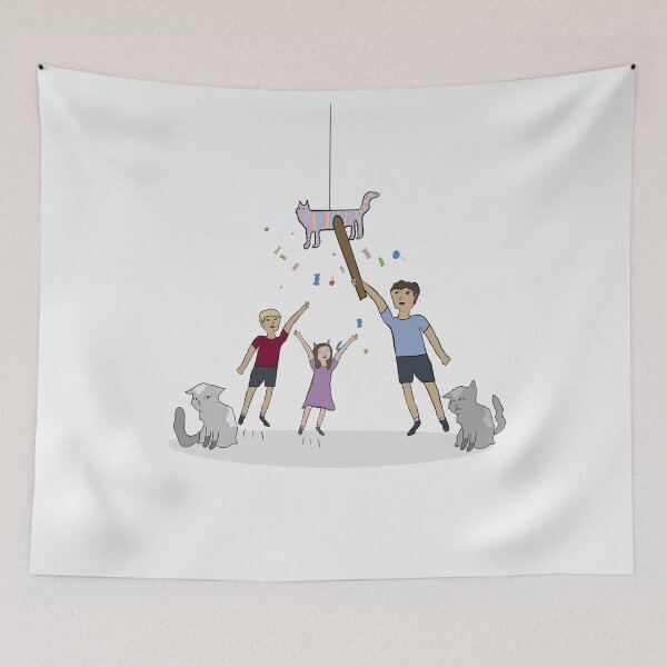 Item preview, Cat party cat piñata  designed and sold by Rowant.