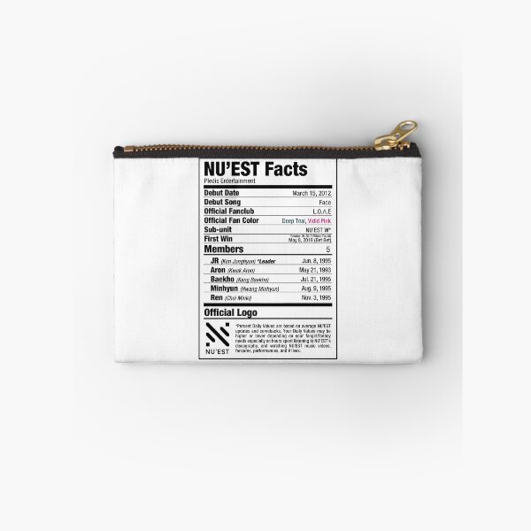 Item preview, NU'EST Kpop Nutritional Facts designed and sold by skeletonvenus.