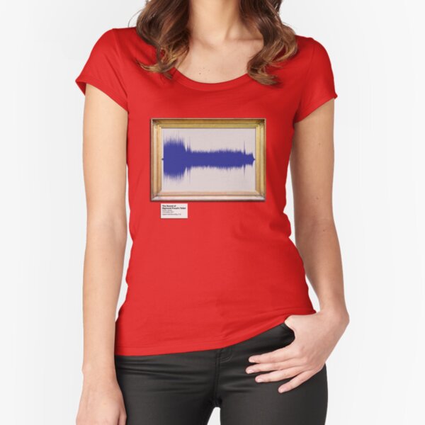 The Sound of Sigmund Freud's Toilet Fitted Scoop T-Shirt