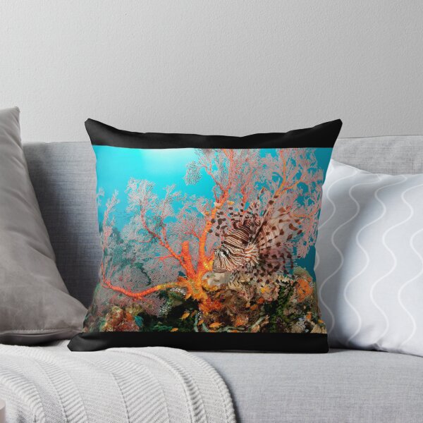 Item preview, Lionfish on a coral bommie, Papua New Guinea designed and sold by Erik Schlogl.