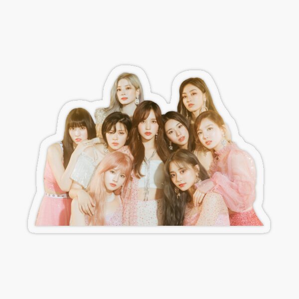 TWICE // FEEL SPECIAL GROUP (A VER) Transparent Sticker
