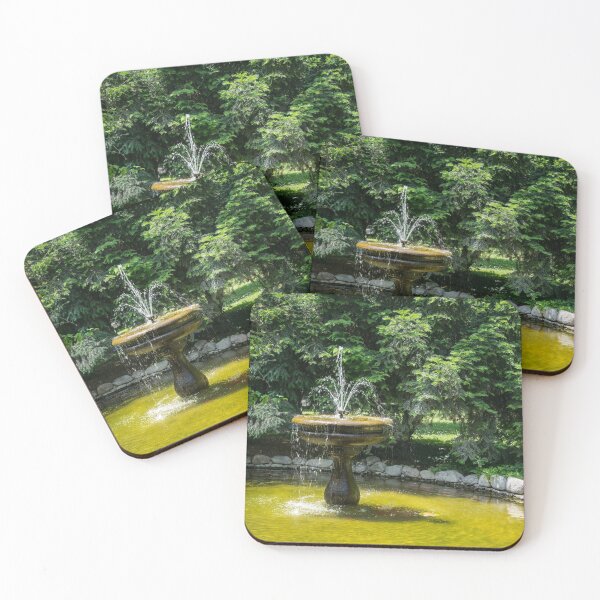 Item preview, Sunny Summertime Fountain Surrounded in Greenery designed and sold by Georgia Mizuleva.