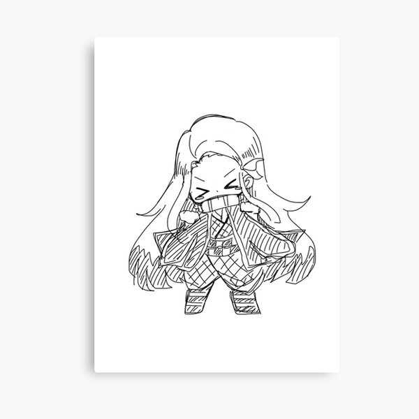 Small Nezuko Canvas Prints | Redbubble