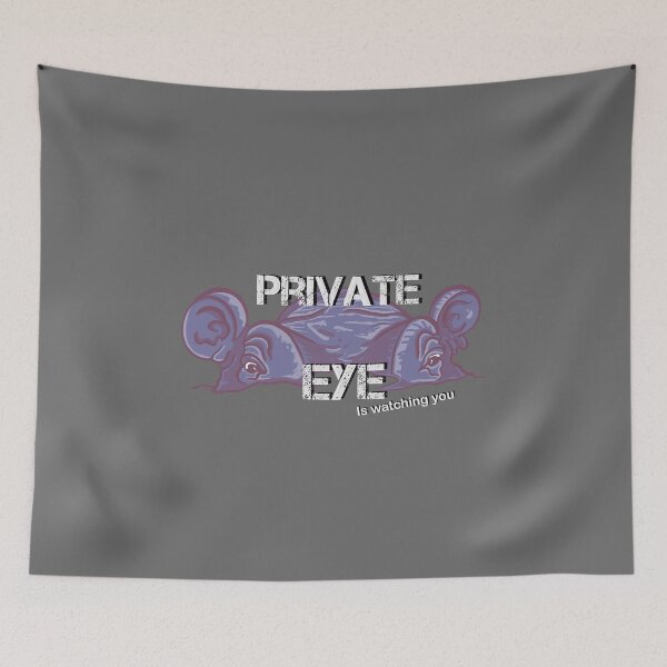 Item preview, Copy of Private Eye, is watching you, Hippo cartoon. designed and sold by DebbieJoyArt.
