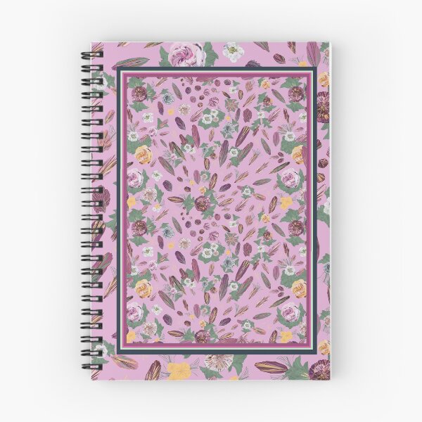 Item preview, retro flowers and feathers designed and sold by arrpdesign.
