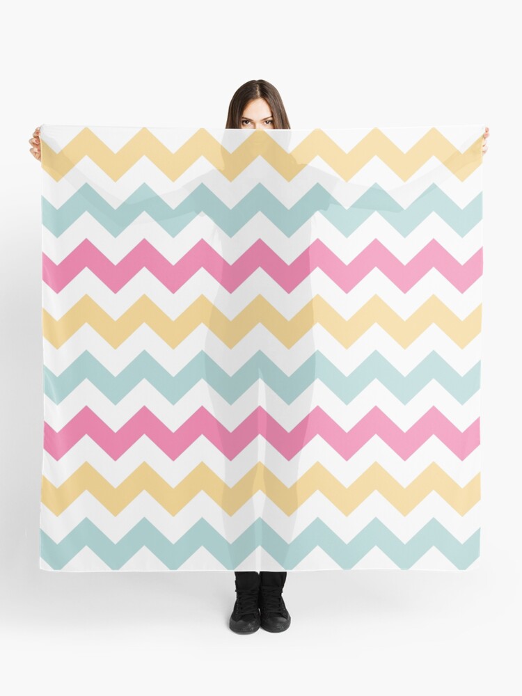 Spring Pastel Chevron Pattern