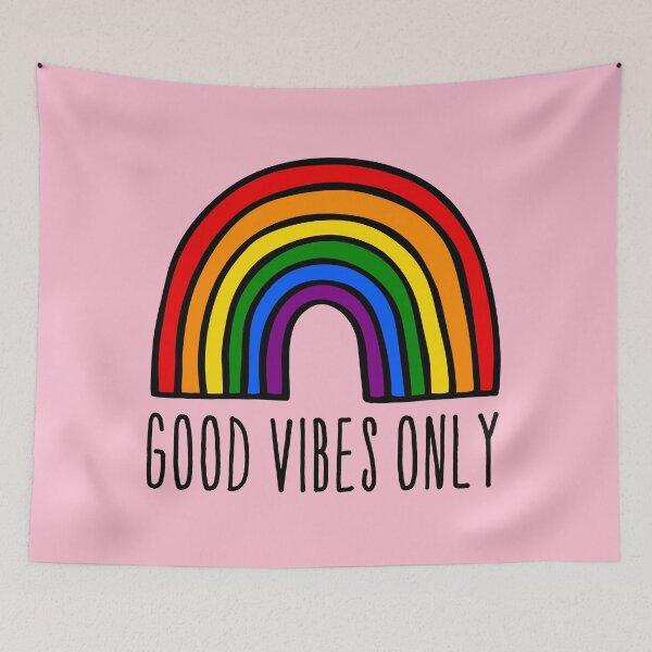 Item preview, Good vibes only rainbow designed and sold by beakraus.