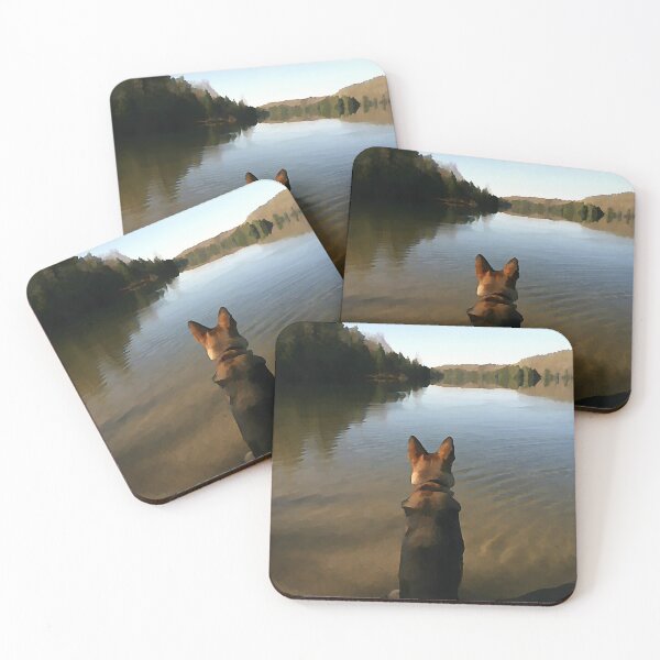Item preview, Dog on the lake designed and sold by carpetunicam.