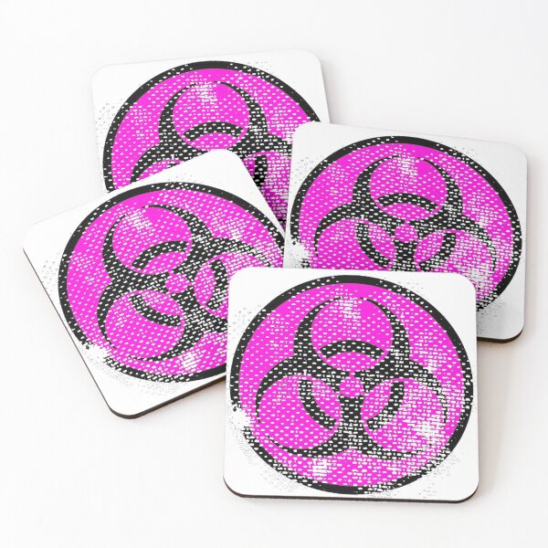 Item preview, Pink Distressed Toxic Symbol designed and sold by N0X-LUPUS.