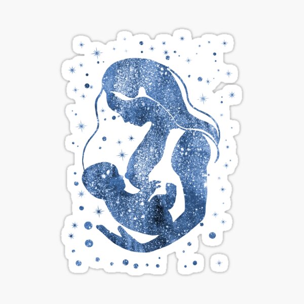 Item preview, Breastfeeding mother, watercolor breastfeeding mother, breastfeeding, baby and mother designed and sold by Rosaliartbook.