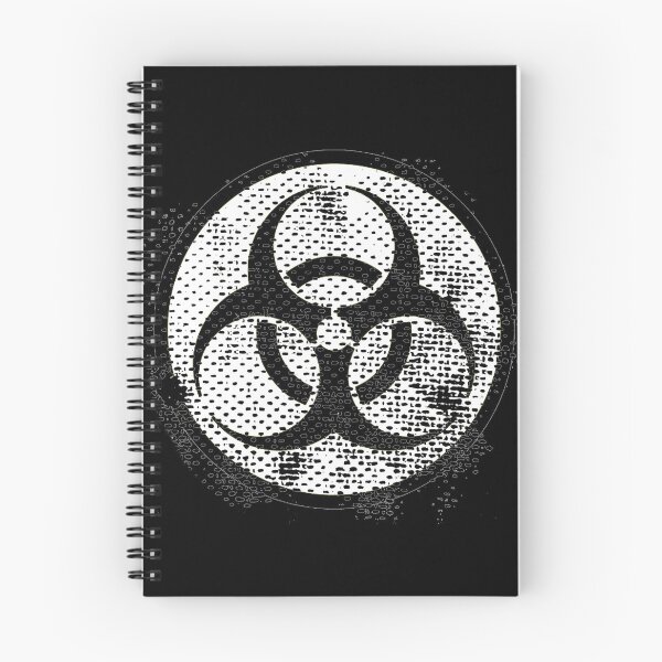 Item preview, White Distressed Toxic Symbol designed and sold by N0X-LUPUS.