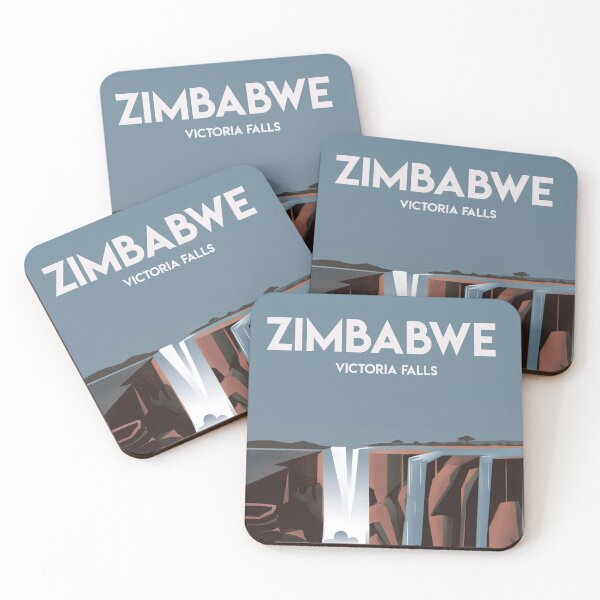 Item preview, Zimbabwe victoria falls  | Vintage Travel Poster |Zimbabwe poster | City poster  designed and sold by Arctic frame studio.