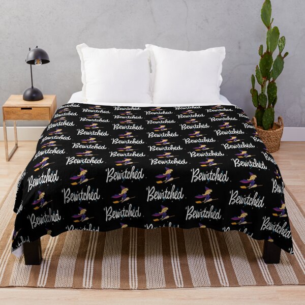 Bewitched 60s Retro TV Logo Throw Blanket