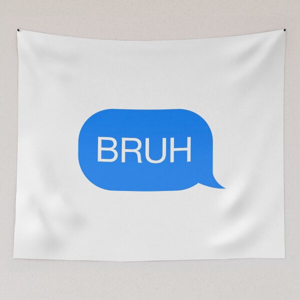 Item preview, Messenger chat bubble 'Bruh' designed and sold by plumpjose.