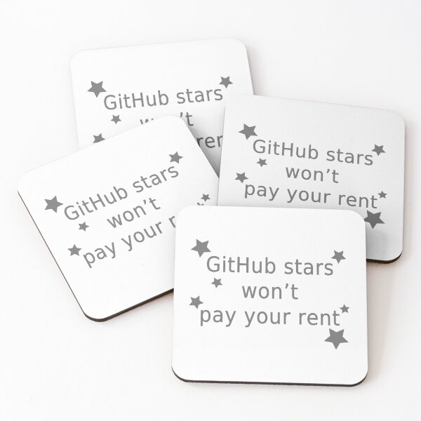 Item preview, github won't pay your rent designed and sold by FunnyGrief.