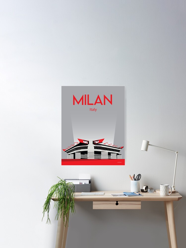  Milan Poster, Italy Poster, Milan Print, Milan Painting,  Cityscape Poster, Illustration Art, Wall Hanging, Wall Decor: Posters &  Prints