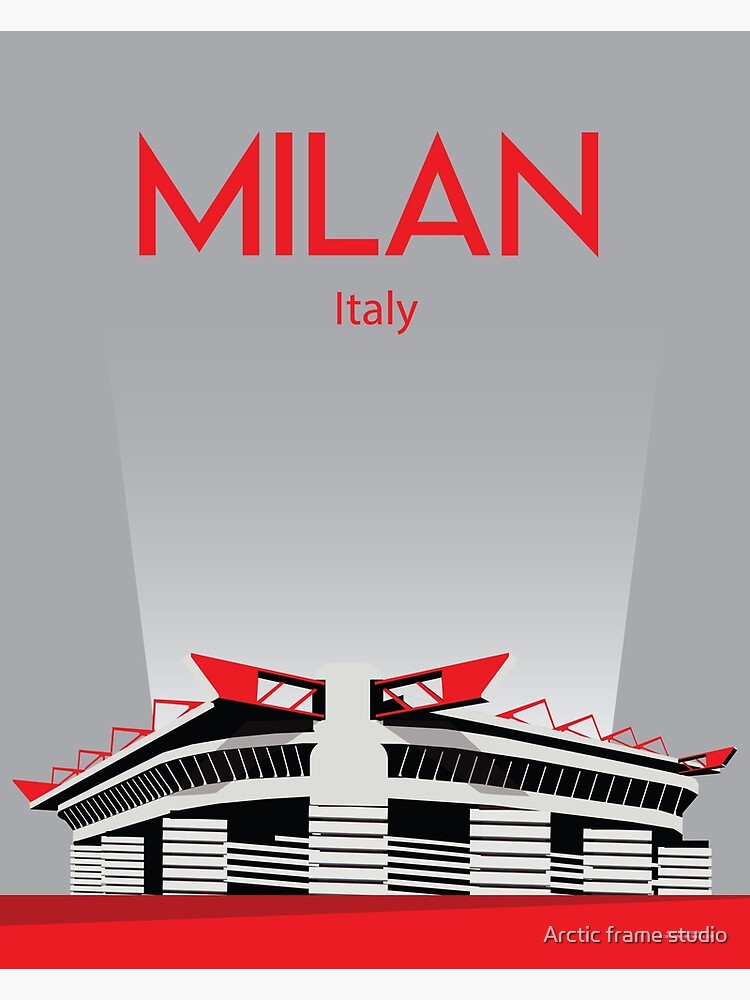Milan Italy, Vintage Travel Poster, Milan poster, City poster  Photographic Print Art Print for Sale by Arctic frame studio