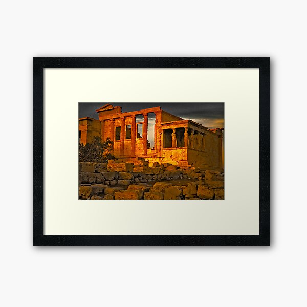 Temple for a godess Framed Art Print