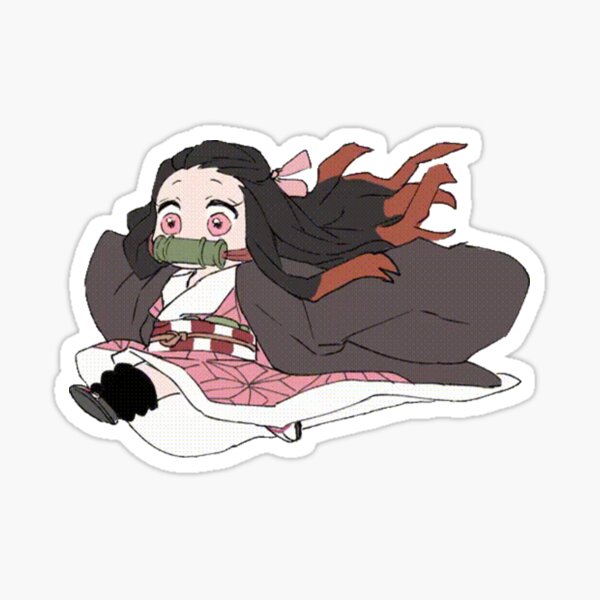 Nezuko Stickers Redbubble - nezuko roblox decal