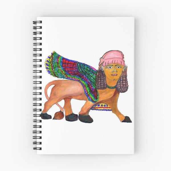 Item preview,  Striding sphinx of Nimrud - Egyptian influence | ancient art style designed and sold by KARTICK DUTTA.