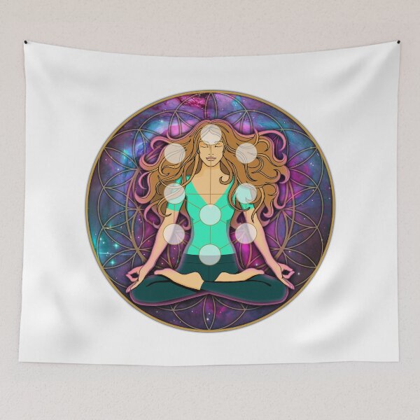 Item preview, Mandala Tree of Life Purple designed and sold by MandalaSoul.