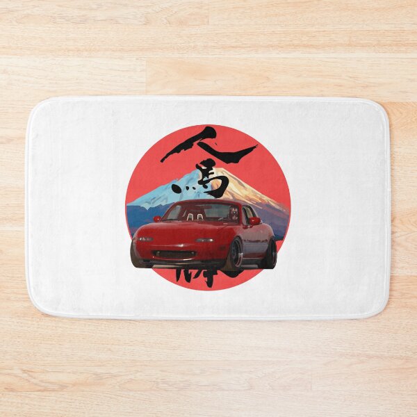 Item preview, Red NA Mazda Miata/MX-5 - Mount Fuji Jinba Ittai Roadster Life  designed and sold by mudfleap.
